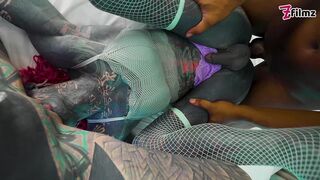POV TRANS THREESOME - TATTOOED MAZHEM & JOSH
