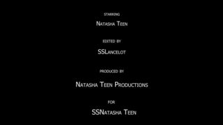 Natasha teen  big anal dildo play Fisting