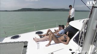 Mega orgy with Angel Pink and Elena Grimaldi are sexy dark haired Italians get their ass stuffed and mouth stuffed