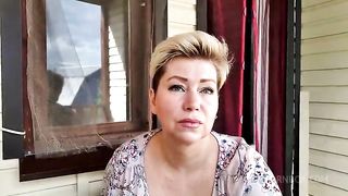 Stepson fucks his stepmommy in private, like a dirty, corrupt whore .. English subtitles.