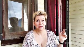 Stepson fucks his stepmommy in private, like a dirty, corrupt whore .. English subtitles.