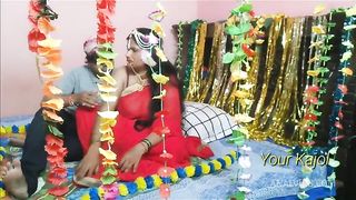 बीबी की मामी के साथ सुहागरात का मज़ा लिया
