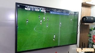 CORINTHIANO DOTADO CHAMA UMA CORINTHIANA PARA ASSISTIR AO JOGO MAS SO PARA FUDER O CU DA NOVINHA