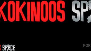 ALICE MAZE GETS FUCKED BY 3 COCKS, IN THE PUBLIC LIVING ROOM OF A LIBERTINE CLUB, IN FRONT OF THE CLUB'S CLIENTS. HIGHLIGHTS: DEEP THROATS, ANAL, DPs, CUM EATING FROM THE GROUND, AFTER CUM INTO ...