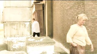 the aunt sucks her nephew's cock and then takes it in the ass