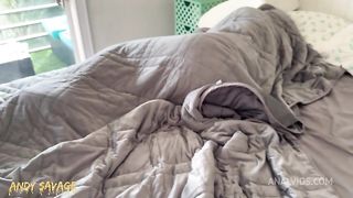 under the covers ANAL VIRGIN gets buttfucked POV