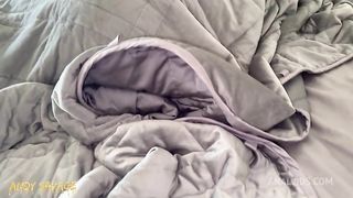 under the covers ANAL VIRGIN gets buttfucked POV