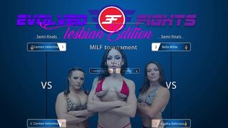 AGATHA, BELLA, CARMEN MILF TOURNAMENT FEMALE WRESTLING