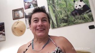 mature woman fucked by 2 men