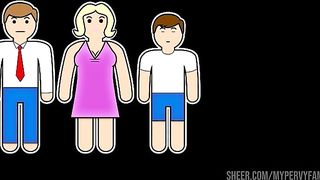 "Fuck Your Father!" Frustrated BUSTY MILF Fucks Her Stepson to Get Back at His Dad