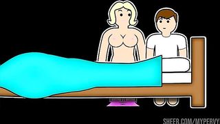 "Fuck Your Father!" Frustrated BUSTY MILF Fucks Her Stepson to Get Back at His Dad