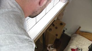 My stepmom caught me during masturbation and decide to take my virginity