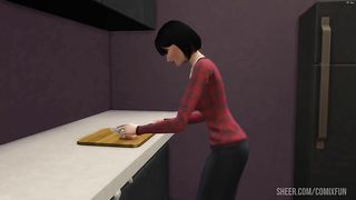 FULL- Japanese Stepmom catches her Stepson masturbating in his room then she gets horny and fucks him - Asian Stemmother and stepson