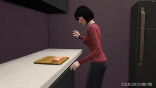 FULL- Japanese Stepmom catches her Stepson masturbating in his room then she gets horny and fucks him - Asian Stemmother and stepson