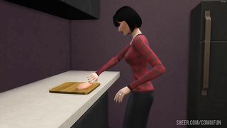 FULL- Japanese Stepmom catches her Stepson masturbating in his room then she gets horny and fucks him - Asian Stemmother and stepson