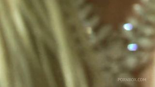 horny redhead get fucked from stepbro in bathroom during her wedding day