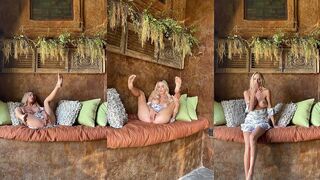 SNEAKING AWAY ON VACATION TO A CAVE TO PLAY WITH MY WET PUSSY - EMMA HIX