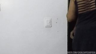 Novinho ataca novamente comendo meu cuzinho com forca e me fazendo gozar