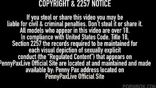 Blue Laced Lesbian Penny Pax Eating Daisy Stone's Sweet Pussy!