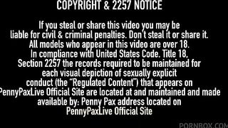 Blue Laced Lesbian Penny Pax Eating Daisy Stone's Sweet Pussy!