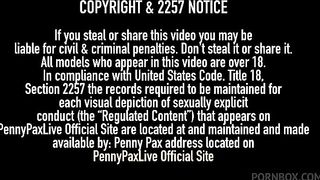 Blue Laced Lesbian Penny Pax Eating Daisy Stone's Sweet Pussy!