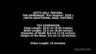 Kitty Doll88 Testing The Handmade Dolphin Size L (With Additional Anal Fisting) TWT266