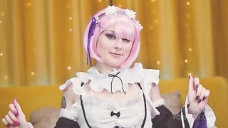 Face fuck and ass stretching for Ram