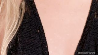 Hot blonde girl like anal sex and double penetration in threesome