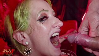 HELL S POV, EP.4 - ALTERNATIVE GOTH GIRL LINDA LUSH REALLY ROUGH SLOPPY DEEPTHROAT (WITH SOME PUK3), PISS, REAL ANAL ORGASMS