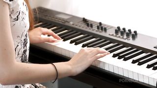 Slender teen hard fucked in all holes