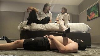 USING OUR CUCK AS A FOOTREST
