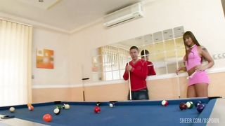 Sexy hungarian brunette need hot anal sex in threesome