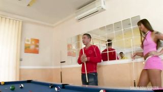 Sexy hungarian brunette need hot anal sex in threesome