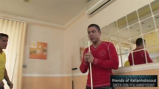 Wonderful brunette girl double penetration and the men enjoy it like pigs