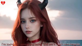 [Beach Anime Episode] Red Succubus Waifu Got HUGE TITS + Fuck Her BIG ASS On The Beach - Uncensored Hyper-Realistic Hentai Joi, With Auto Sounds, AI [17min Video + 78 4k Images (39 Naked)]
