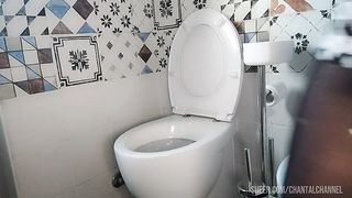 the sweet dirty sound from the toilet