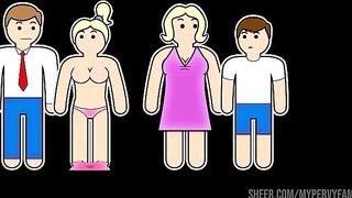 "It's NOT What It Looks Like!!" DILF Gets Caught Jerking Dick by HOT Stepdaughter