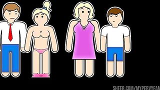 "It's NOT What It Looks Like!!" DILF Gets Caught Jerking Dick by HOT Stepdaughter