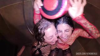 Anal party in the dungeon with Kaitlyn Katsaros and Venom Evil