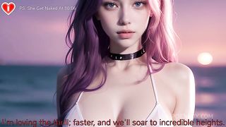 Pink Cat Girl Waifu Wanna Her HUGE TITS To Be Cuddled + Fuck Her BIG ASS On The Beach - Uncensored Hyper-Realistic Hentai Joi, With Auto Sounds, AI [SUB’S VIDEO]