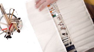 DP with strapon in bisexual FFM thresome