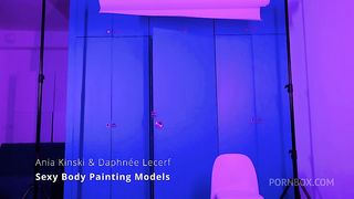 (DRY) Foursome, hard anal, blowjob, fetish with Ania Kinski, HPG, Doryann & Daphnee