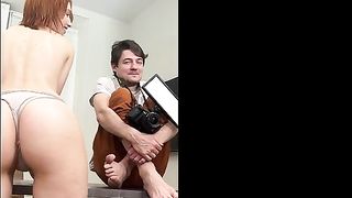 Behind the scenes of filming anal porn and casting girls after threesome - Molly Doll