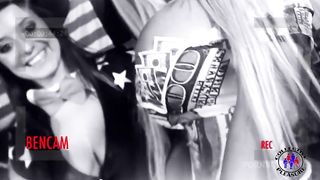 Big Tit Sluts Daphne Rosen Denise K And Amy Azurra Kickoff The 4th With A Gangbang