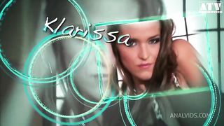 Klarisa Leone and Silvie De Lux are MILF whores with lots of pussy hair and small tits ass gaping