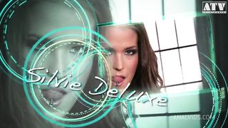 Klarisa Leone and Silvie De Lux are MILF whores with lots of pussy hair and small tits ass gaping