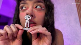 GIANTESS HUMILIATION. VORE + BELLY INFLATION + DOMINATION