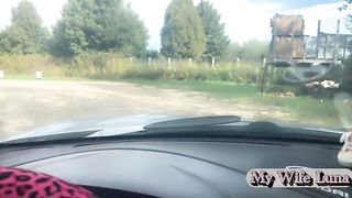 The slut pays the bill for the work with her ass, the mechanic is very happy