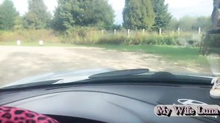 The slut pays the bill for the work with her ass, the mechanic is very happy