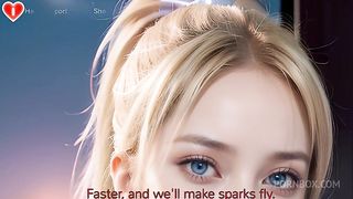 Blonde Girl Waifu With Nipples Poking + Fuck Her BIG ASS All Night - Uncensored Hyper-Realistic Hentai Joi, With Auto Sounds, AI [SUB’S VIDEO]